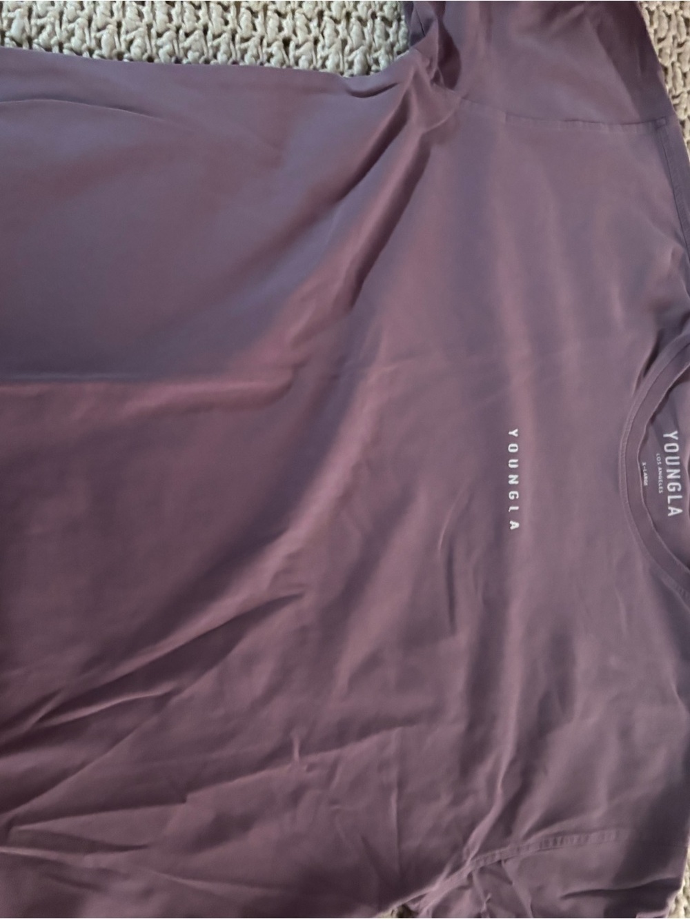 YoungLA Men’s Dusty Mauve Crewneck Tee
